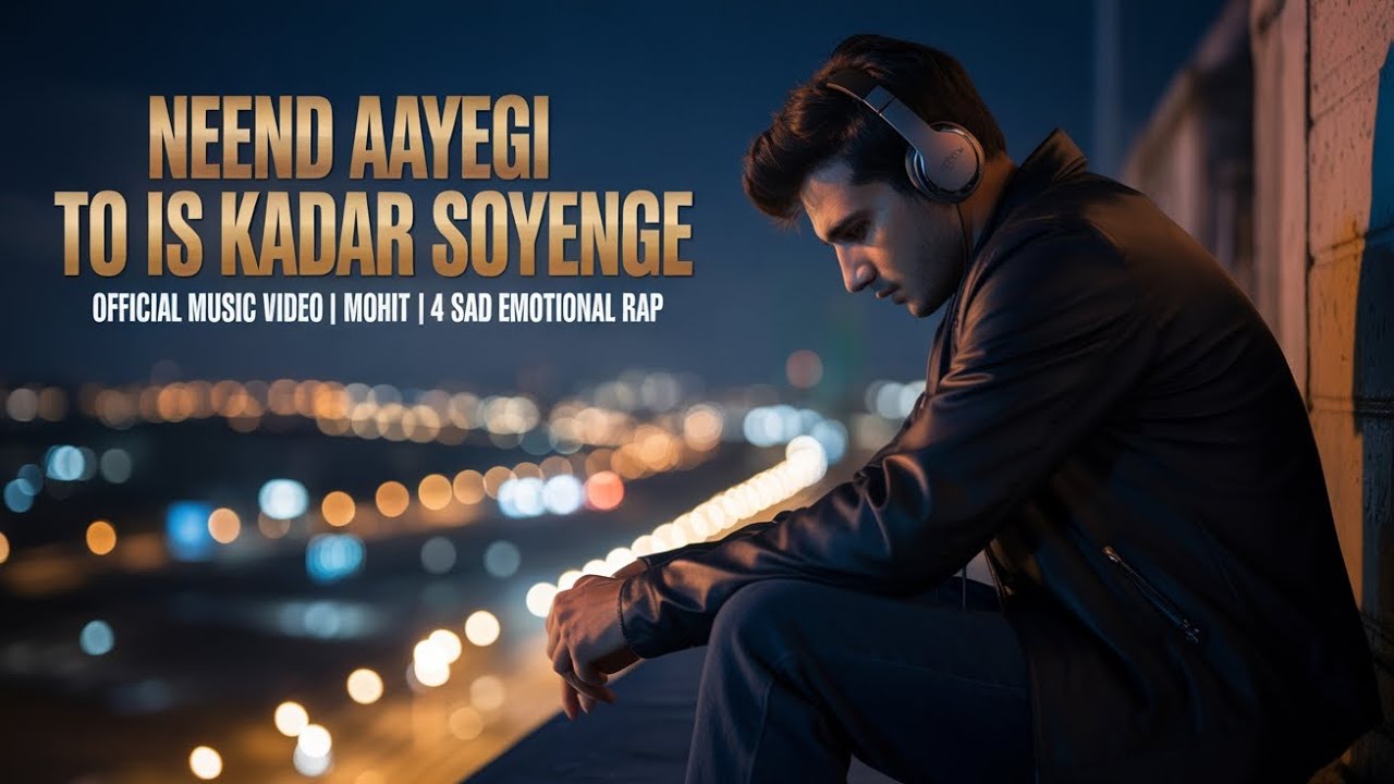 Neend Aayegi To Is Kadar Soyenge 💔 | Emotional Hindi Rap | Official Video 4K
