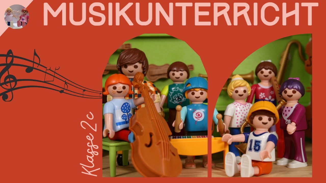 Playmobil - Der Musikunterricht - Schulgeschichten - Geschichten mit Lilly Familie Schuhmann ❤️