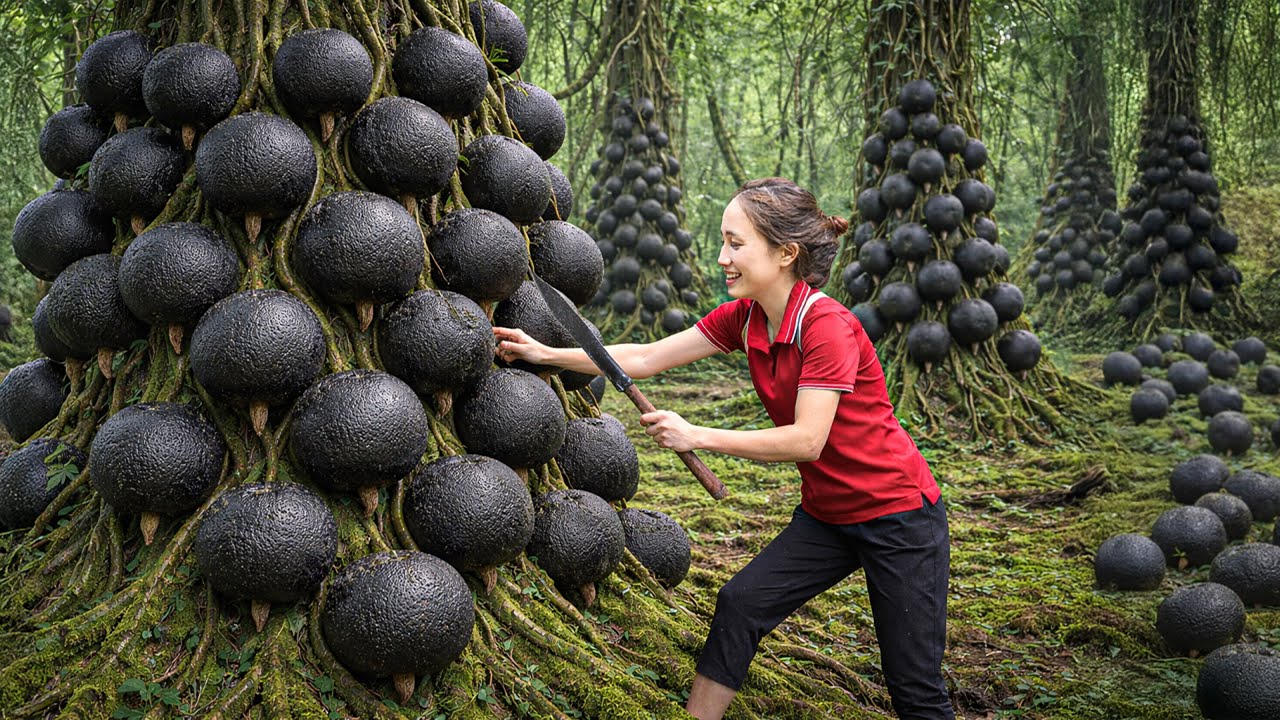 Harvesting Rare Dark Grapefruit to Sell, Type Grapefruit can only found in forest | Jungle Survival