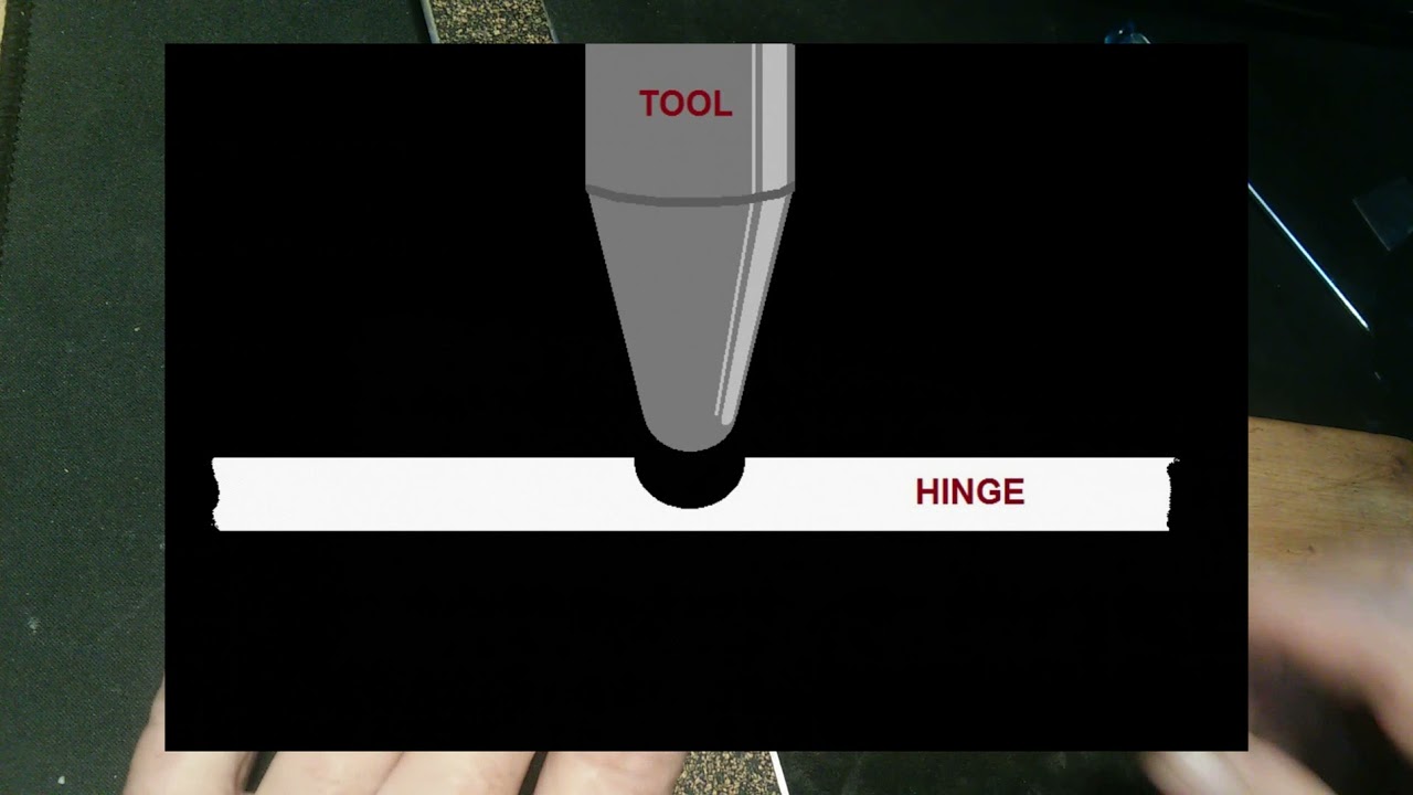 Making Plastic Mini Hinges For Control Surfaces
