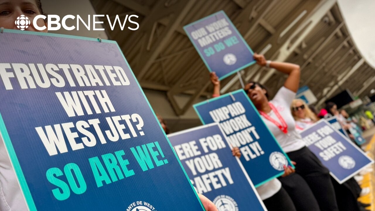 WestJet flight attendants strike after airline, union fail to reach a deal