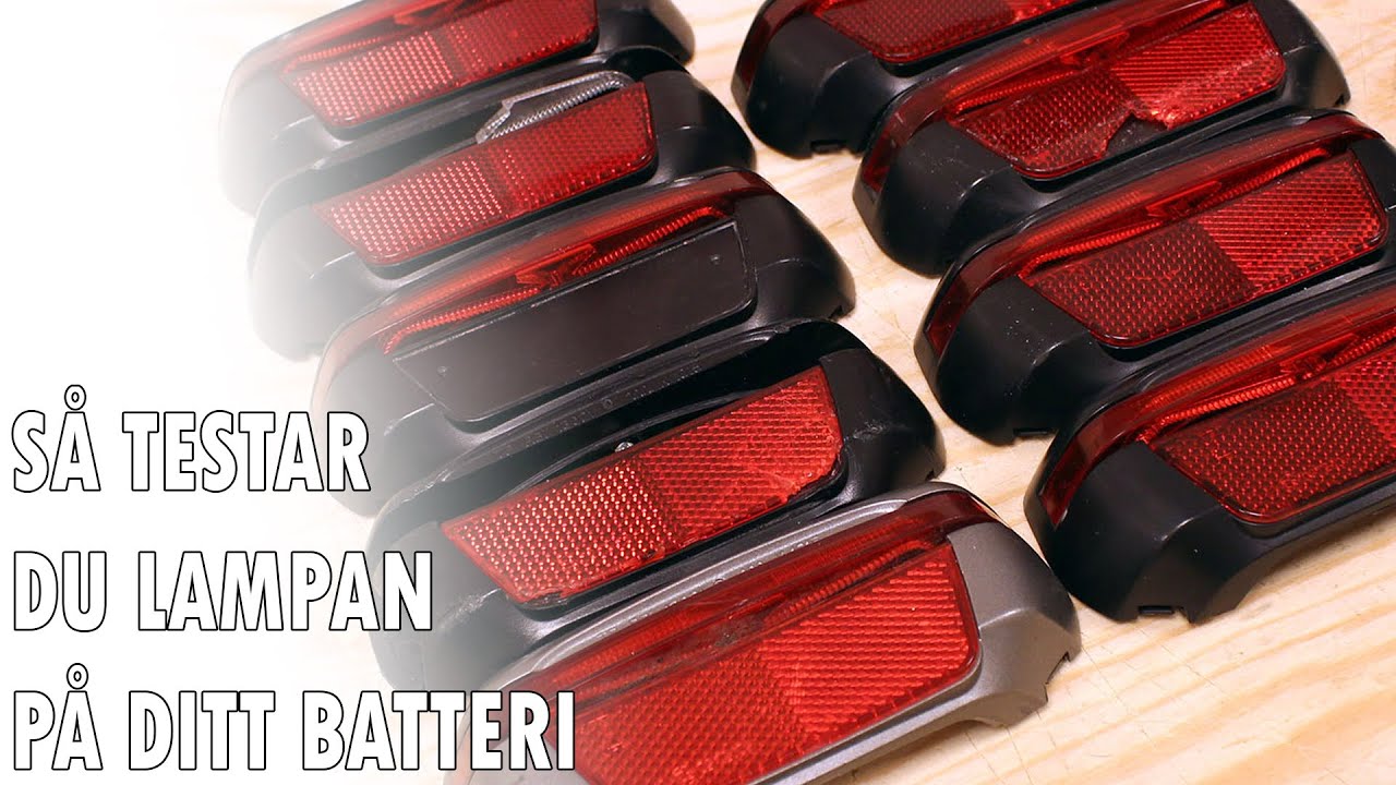 Så testar du lampan på Phylion SF-03 (Egoing), Wall-ES, Batavus m.fl.