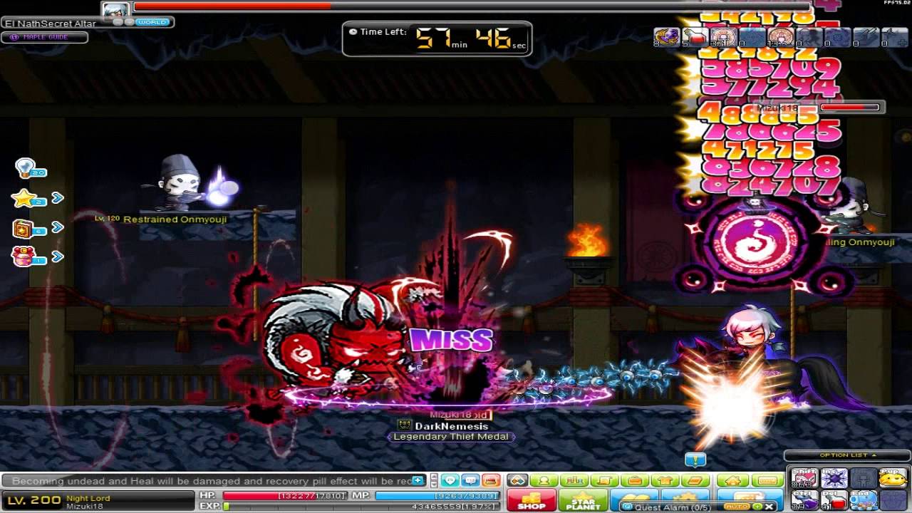 MapleSEA Night Lord Solo Mori Ranmaru