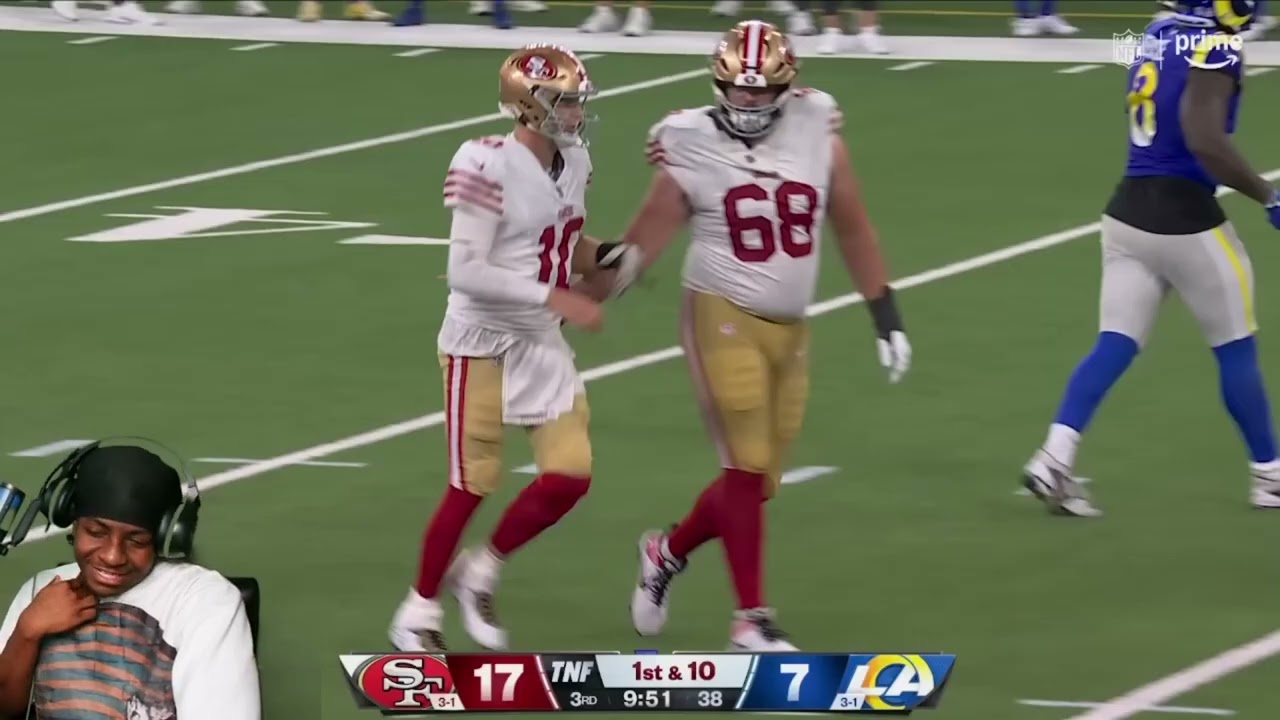 ОТЛИЧНАЯ ИГРА!!! РЕАКЦИЯ: Лучшие моменты матча «Сан-Франциско 49ers» — «Лос-Анджелес Рэмс»!