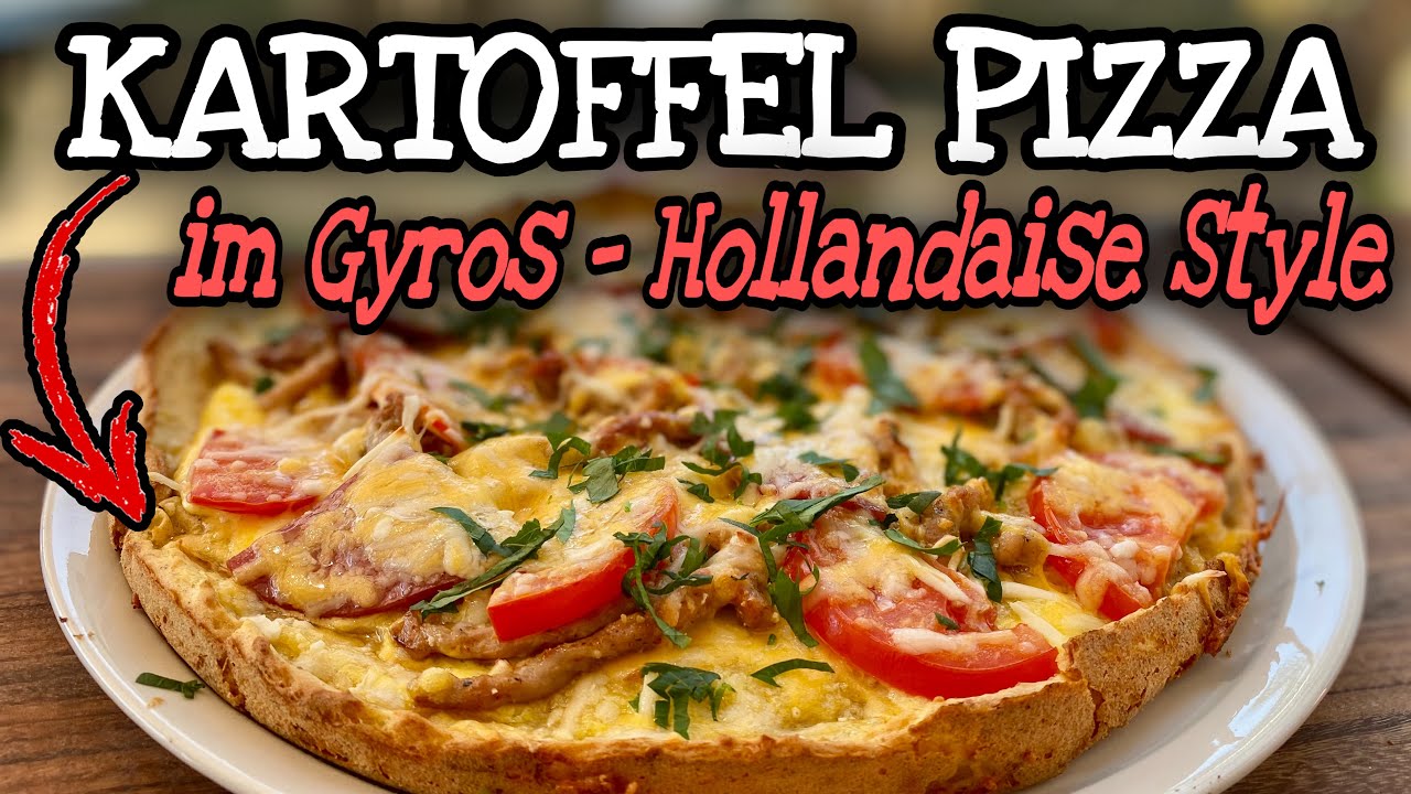 Pfannen Pizza im Gyros Style aus dem Dutch Oven