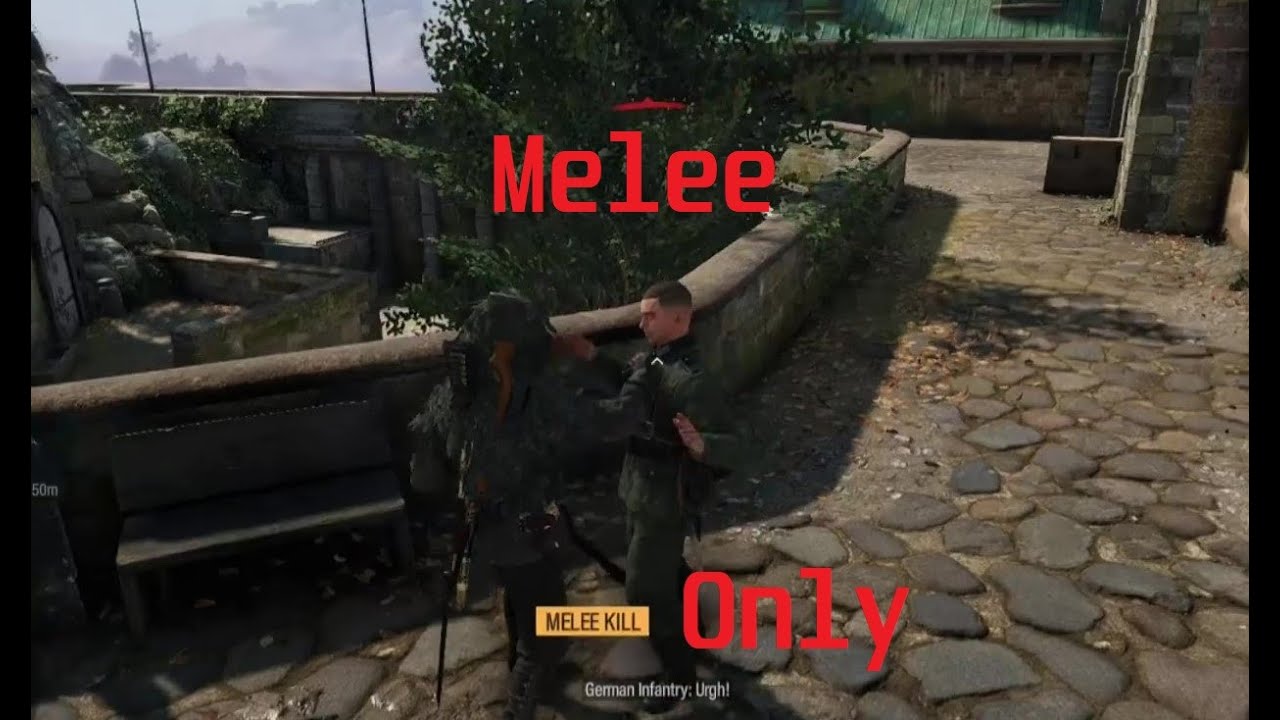 Beating Sniper Elite 5 Melee Only - Mission 3