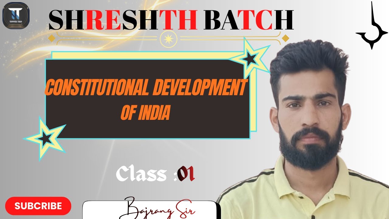 Indian Constitution Historical Journey | 1773&ndash;1950 | All Acts Simplified #ssc  #SSCCGL