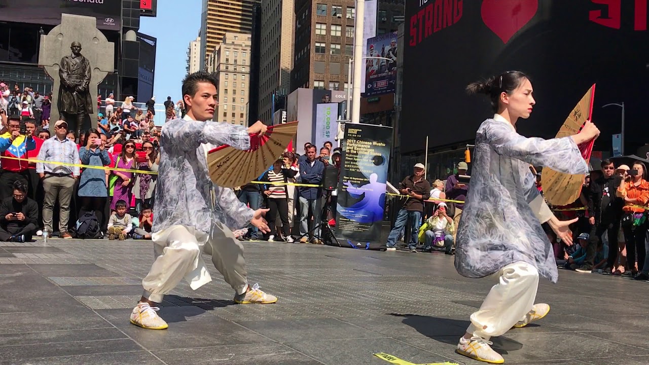 Tai Chi at NYC Time Square - 2017