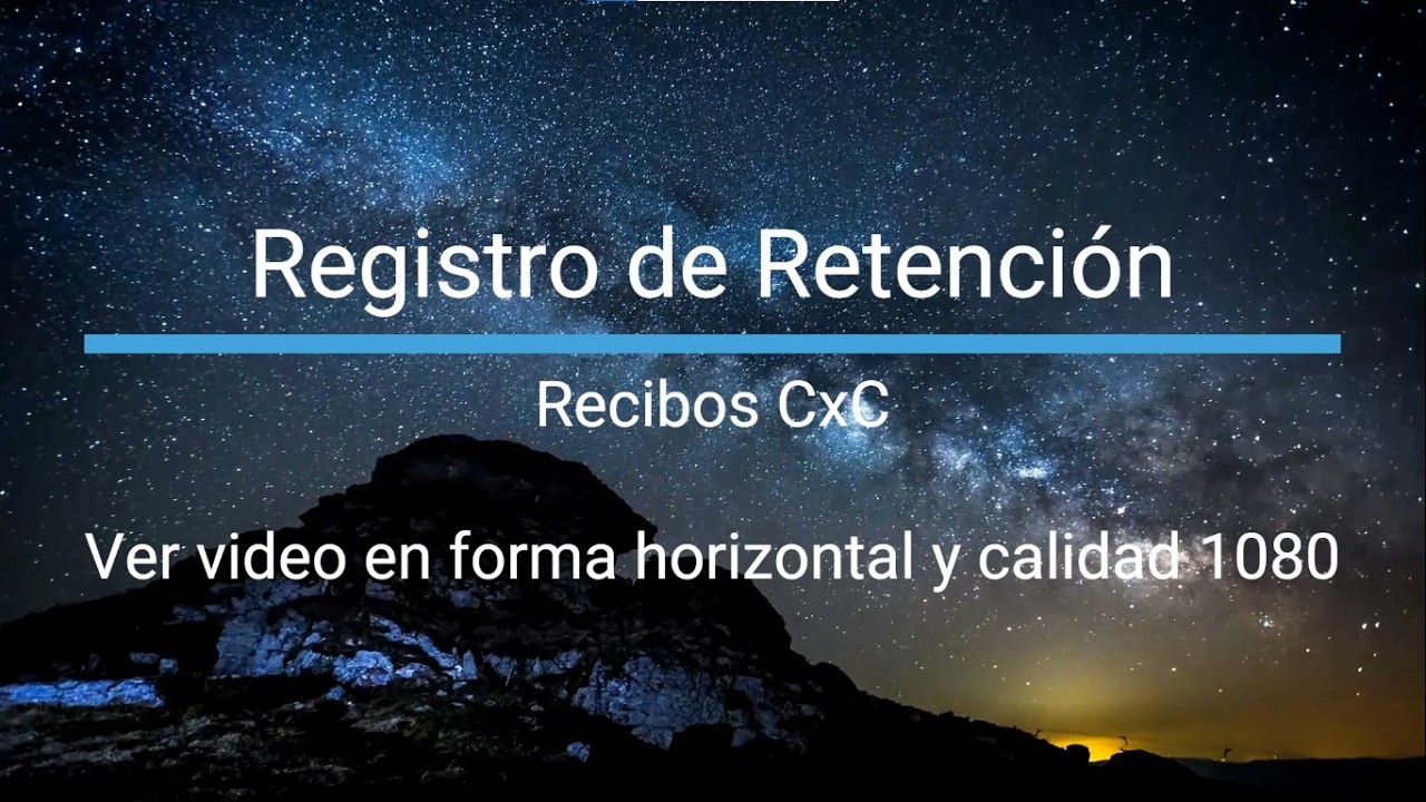 Registro de retención