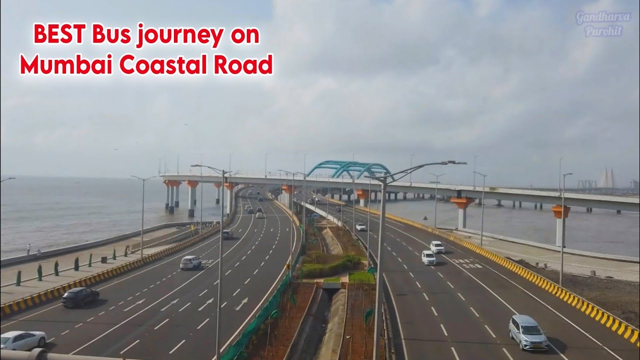 BEST Bus on Coastal Road! PMI Electric bus makes debut in Mumbai