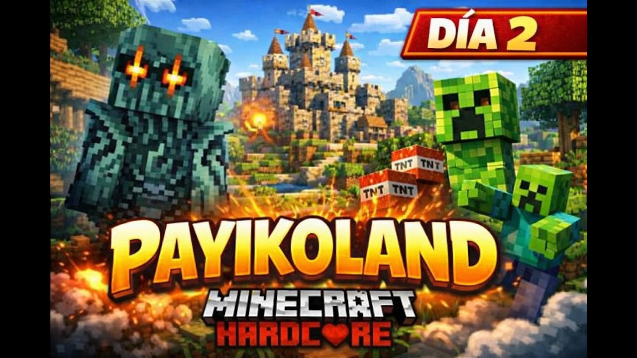ME SIGUEN +4000 PERSONAS en DIRECTO y ASÍ REACCIONE.. PAYIKOLAND DIA 2 MINECRAFT HARDCORE|| GUERVI07