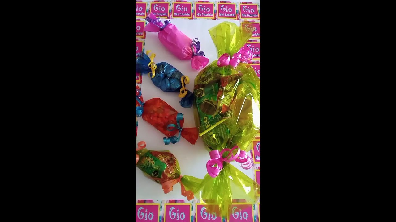 como hacer detalles con dulces