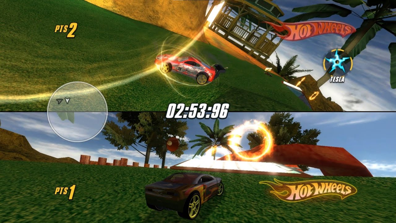 Hot Wheels: Beat That! Mini Golf Arena/Battle Split Screen