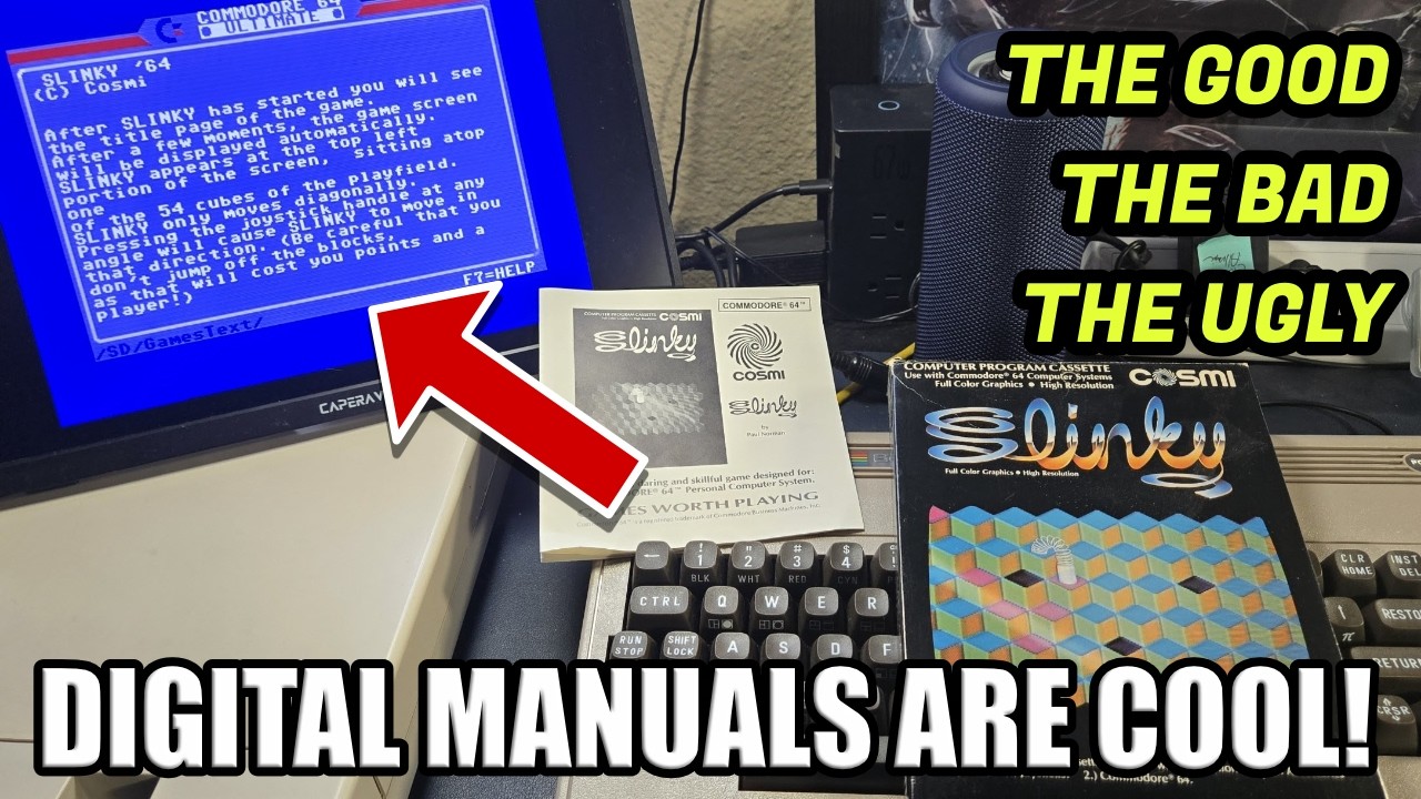 C64 Ultimate File Viewer: Read Manuals & InvisiClues In-Game