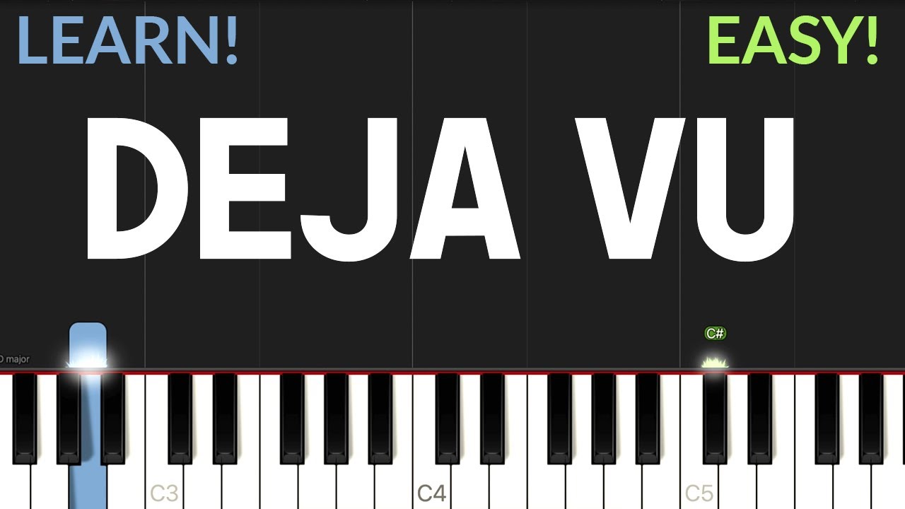 Дежавю - Оливия Родриго | EASY Piano Tutorial