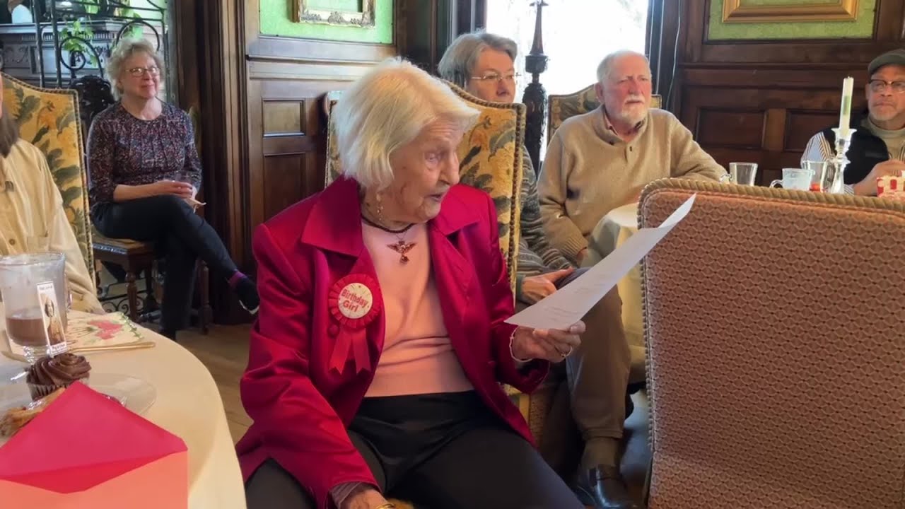 Peg Stunkard celebrates her 105th birthday