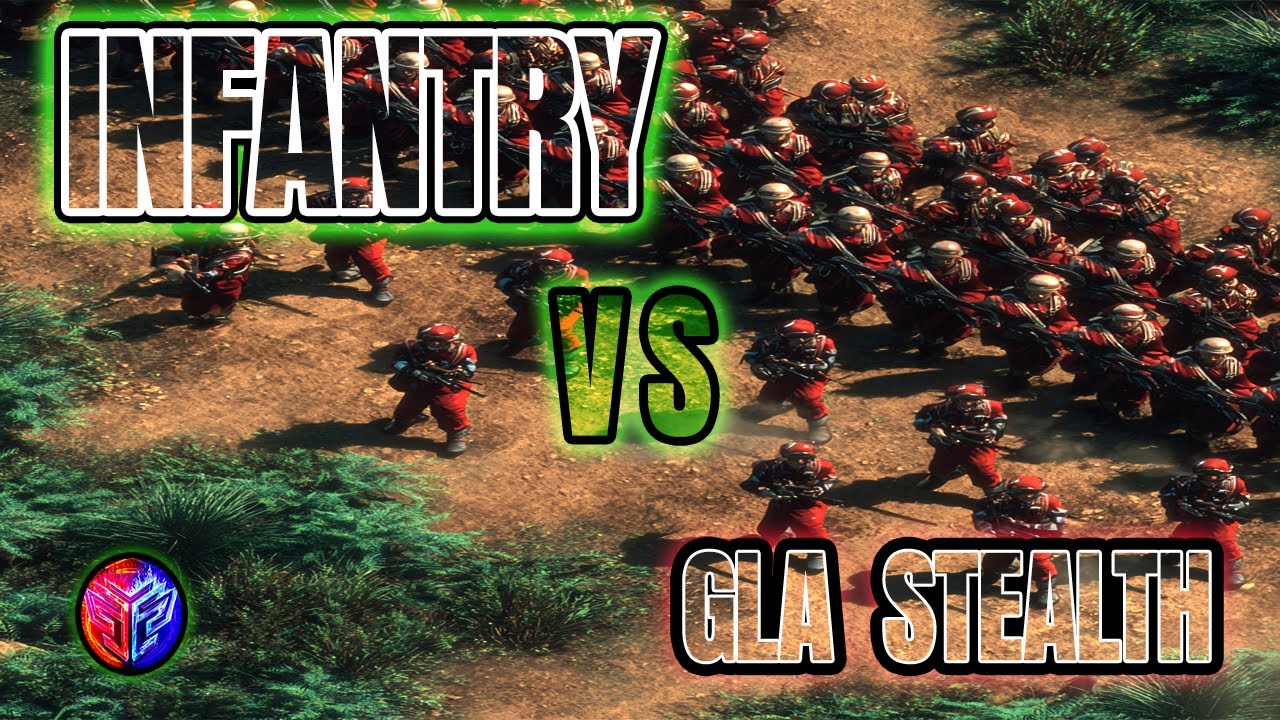 YOU CAN’T FIGHT WHAT YOU CAN’T SEE ⚠️ | CHINA INFANTRY vs GLA STEALTH