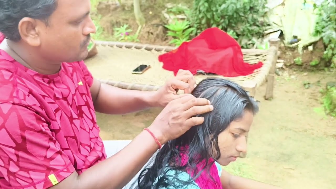 Hair cracking with My Sister-in-law 