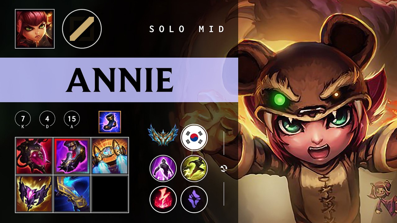 Annie Mid vs Ryze - KR Challenger Patch 26.05