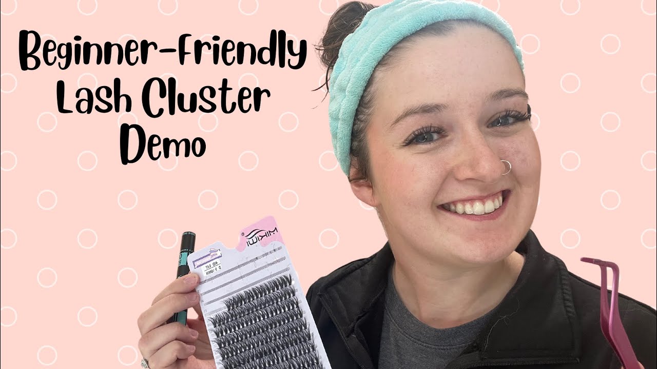 Beginner-Friendly At Home DIY Lash Cluster Demo - Temu Eyelash Clusters and Amazon Bond and Seal