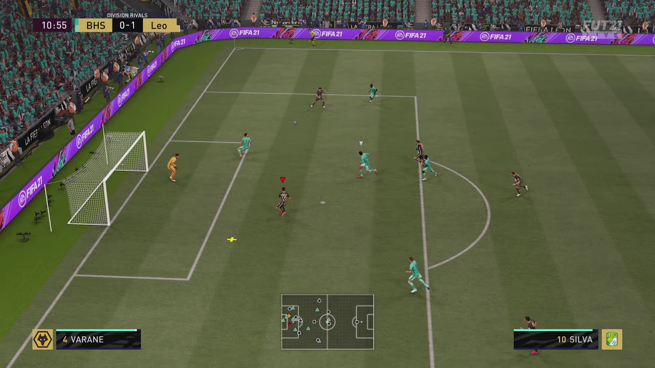 FIFA 21 david silva with the karate kick