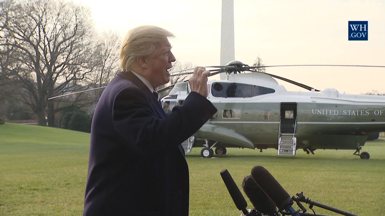 12/02/17: President Trump Delivers a Statement Upon Departure