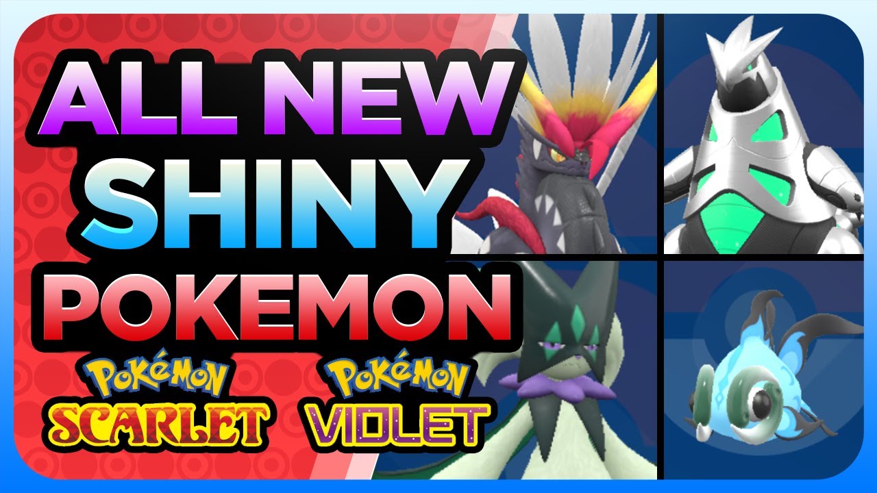 ALL SHINY POKEMON & COMPARISONS In Pokemon Scarlet And Violet - Every New Shiny Pokemon In Gen 9!
