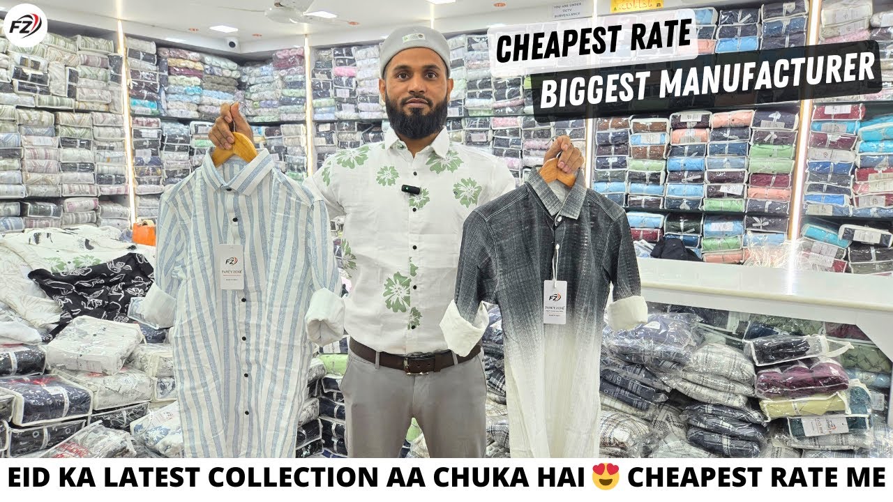 Latest Eid Collections Shirts, Half Shirts, Printed Shirts Biggest Wholesaler in Kolkata