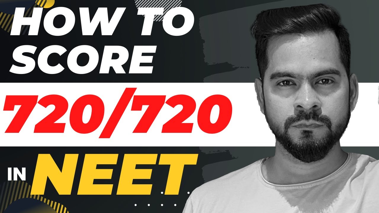How To Score 720/720 in NEET Exam 2024 ? | Sachin sir