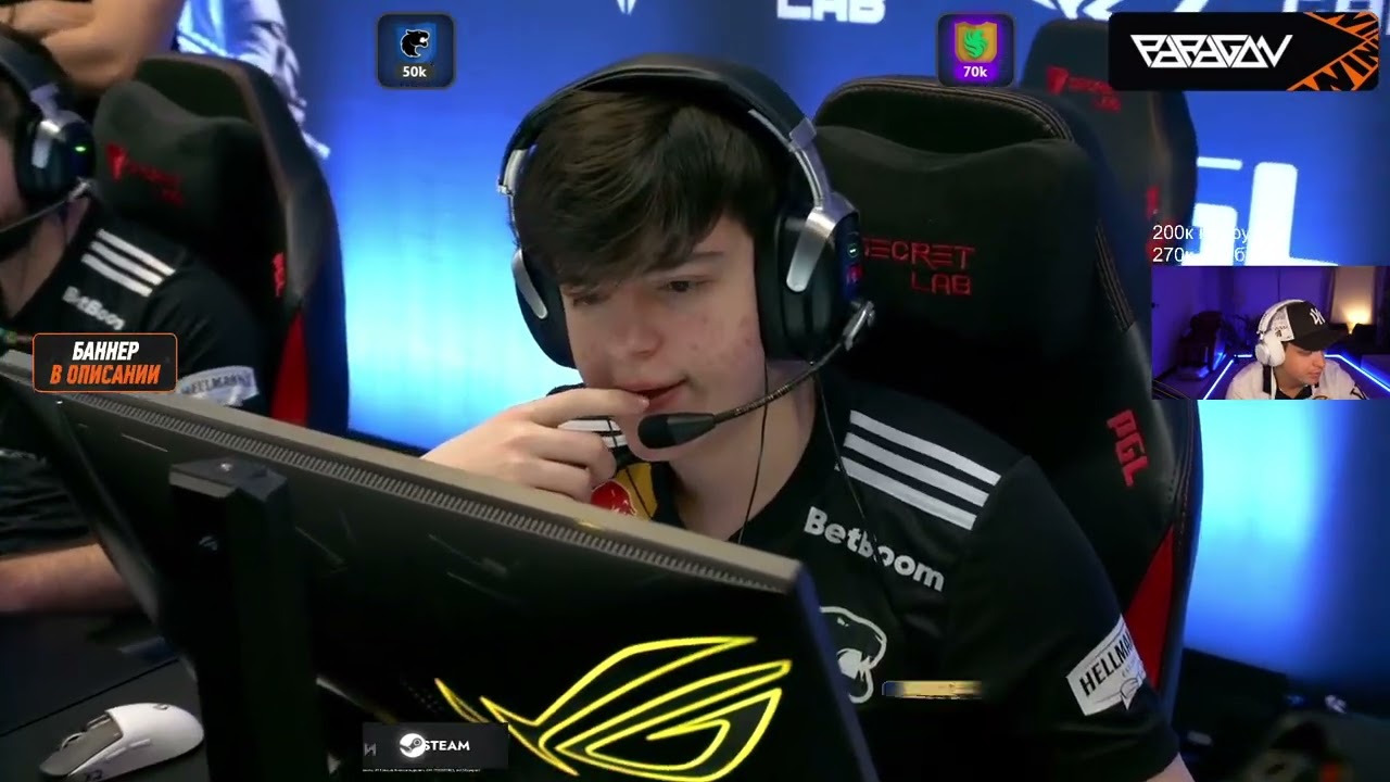 БУСТЕР СМОТРИТ FALCONS VS FURIA PGL Cluj-Napoca 2026 / ФАЛЬКОНС ФУРИЯ / ЗА ВЫХОД В ПЛЕЙ-ОФФ