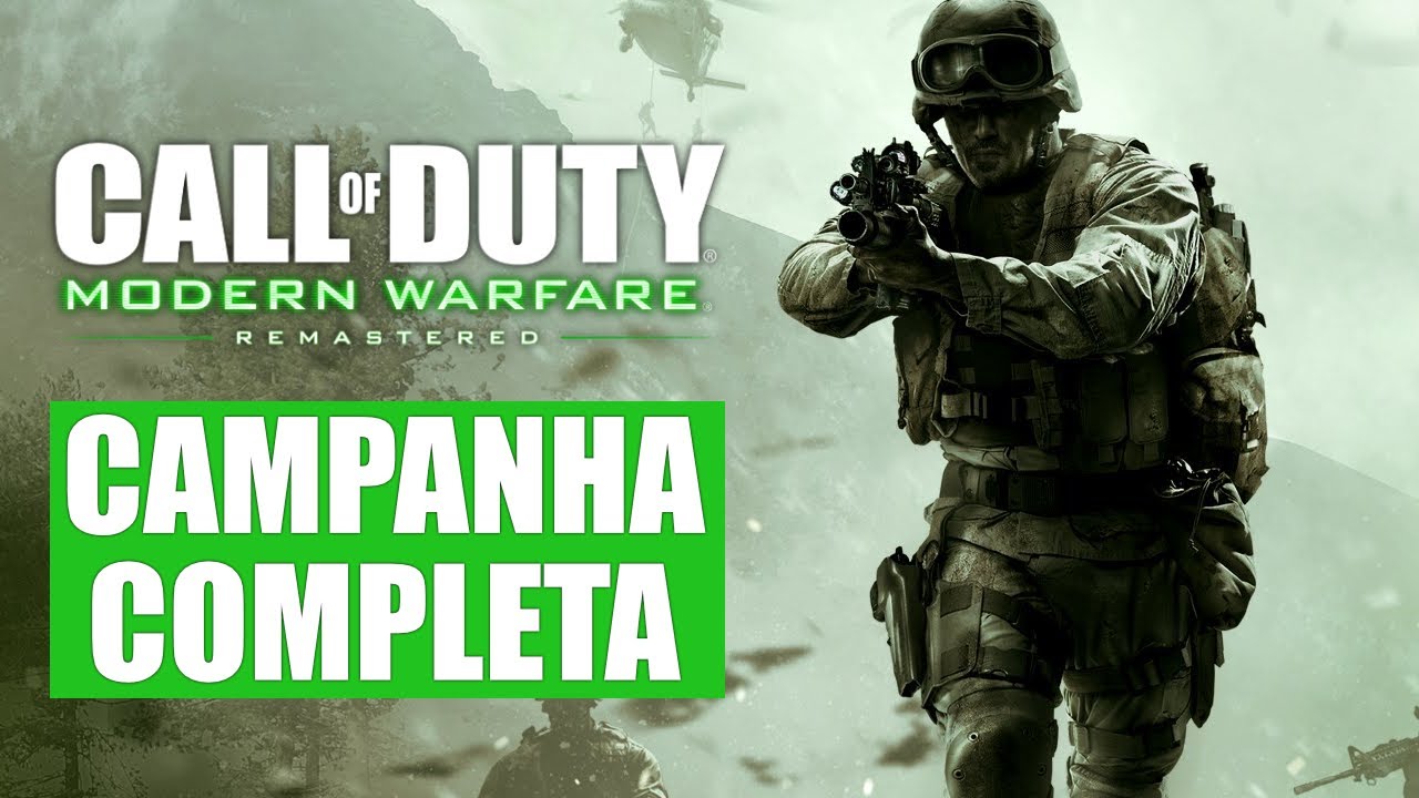 Call of Duty 4: Modern Warfare Remastered (2017) - Campanha Completa em PT-BR (SEM COMENTÁRIOS)