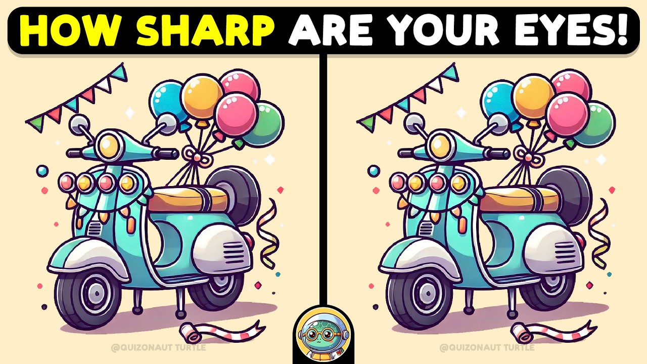 🐢🧩 Spot 3 Differences | Hidden Secrets Edition 🧩🐢 | Quizonaut Turtle