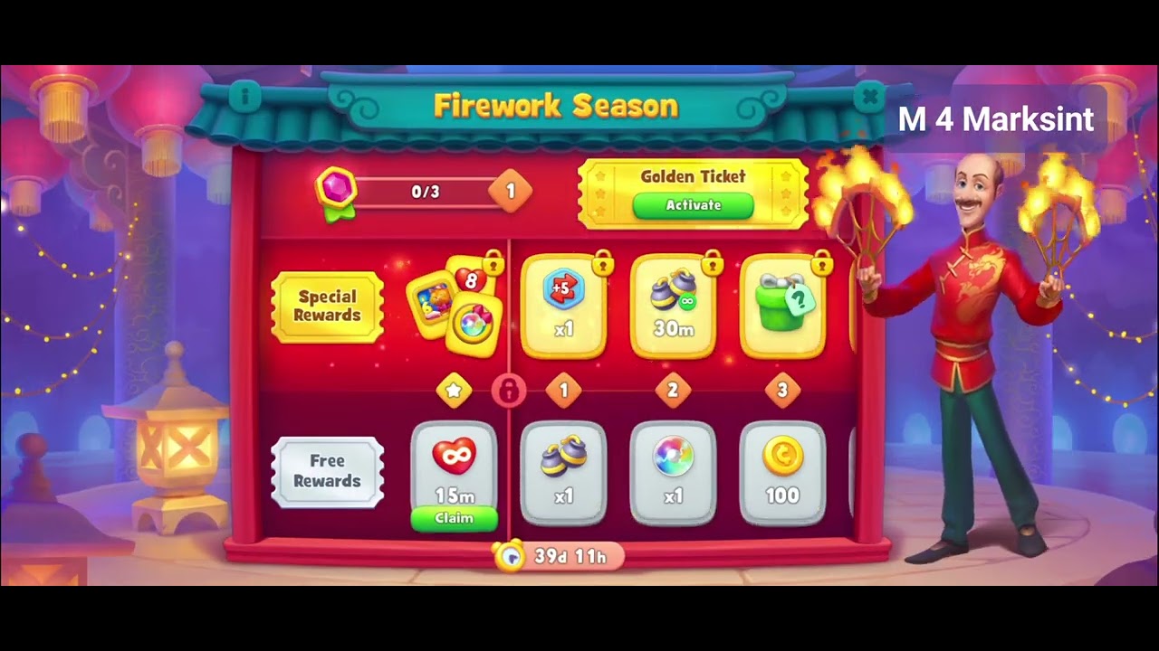 GARDENSCAPES NEW EVENT || NEW SEASON || FIREWORK SEASON || COMPLETE THE EVENT TO COLLECT THE REWARDS