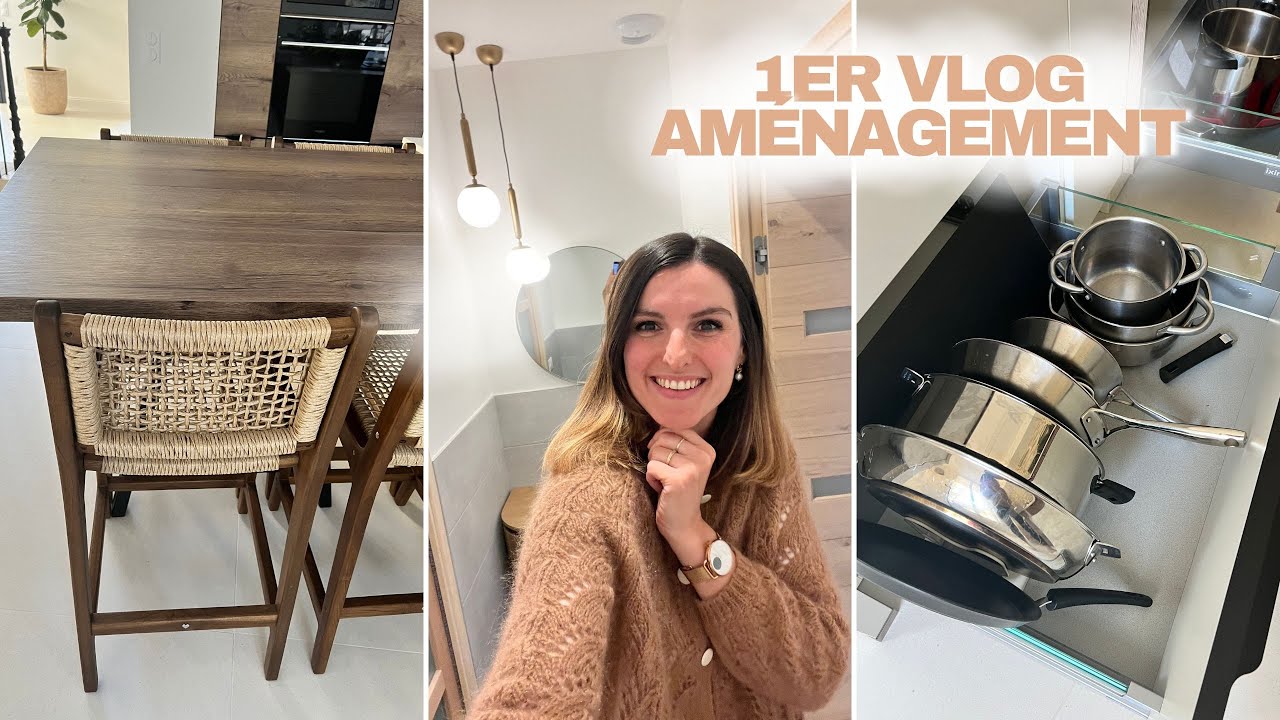 1er vlog AMÉNAGEMENT : tabouret de bar, WC, dressing | tribulationsdanais