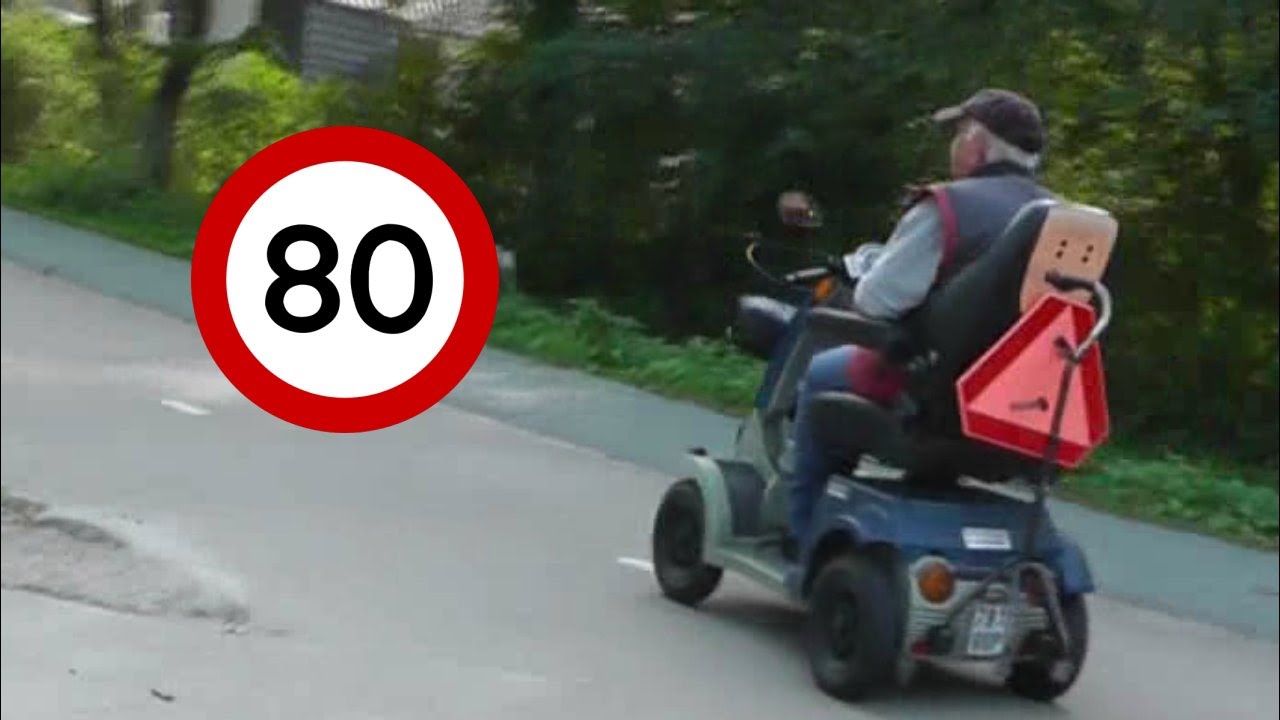80 km/h AOK- BEK Shopper Rolli Elektrorollstuhl Tuning