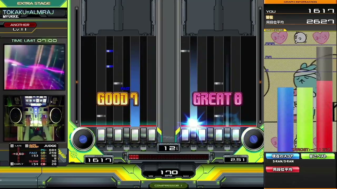 DP穴Ｓ乱HARD【beatmania IIDX】TOKAKU=ALMiRAJ / MYUKKE.