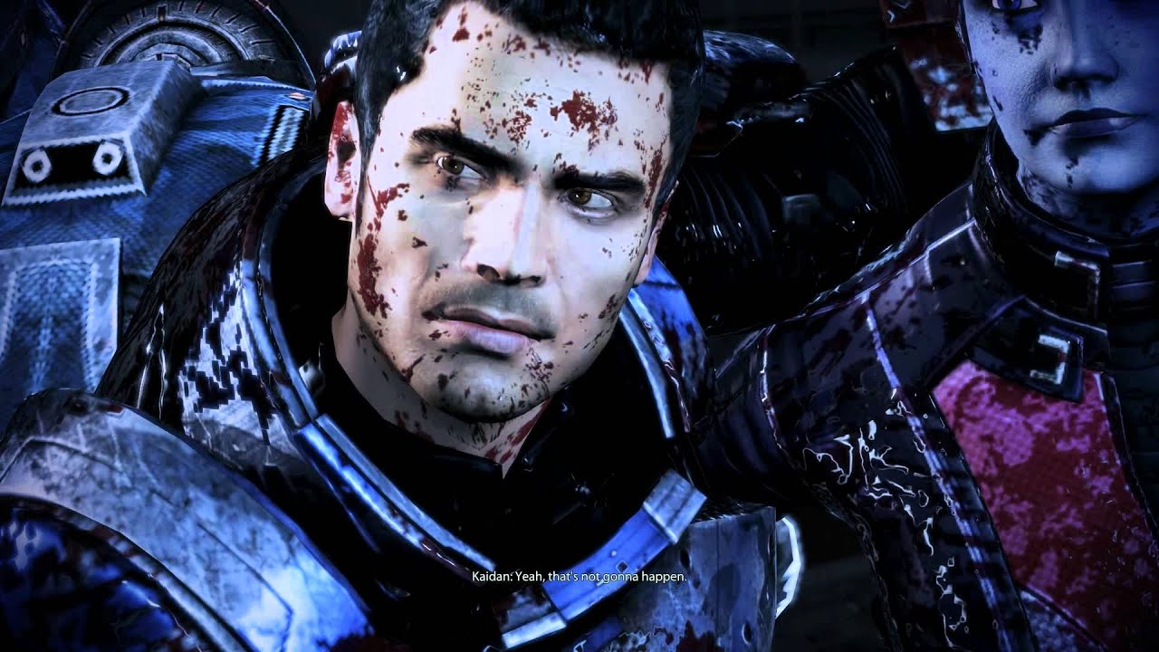 Mass Effect 3 Extended Cut DLC: Squad Evac goodbyes: Kaidan (Romance)