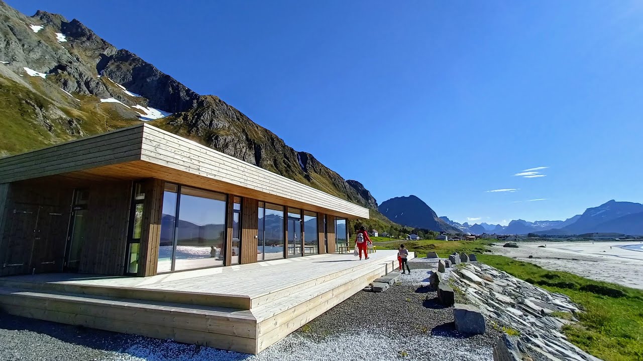 The Best Place To Stay In Lofoten,    Ramberg Beach,Norway