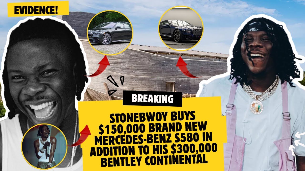 Stonebwoy Buys $150,000 Brand New Mercedes-Benz S580 In Addition To His $300,000 Bentley Continental