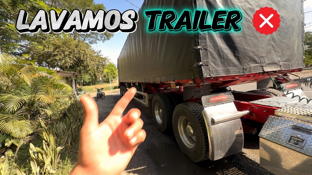 MANDAMOS A LAVAR EL TRAILER ANTES DE CARGAR