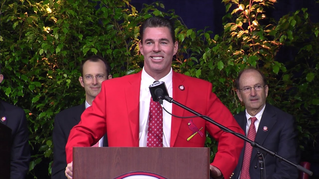 Jim Edmonds Cardinals Hall of Fame Induction Speech (2014)