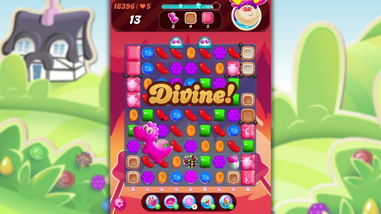 Candy crush saga Level 18396