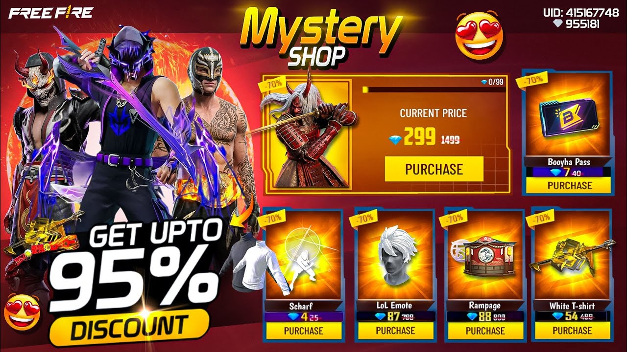 MYSTERY SHOP EVEN🤩100% CONFIRM UPDATE || DISCOUNT EVENT FREE FIRE || UPCOMING UPDATE FREE FIRE