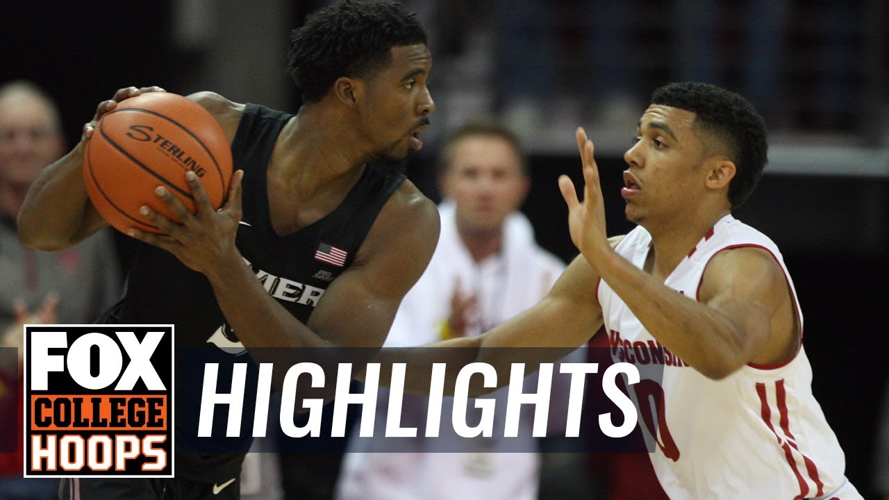 Xavier vs Wisconsin | Highlights | FOX COLLEGE HOOPS
