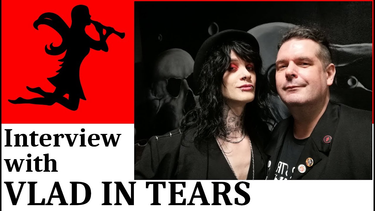 VLAD IN TEARS Interview at Kulttempel Oberhausen, March 21 2024, by Nightshade TV