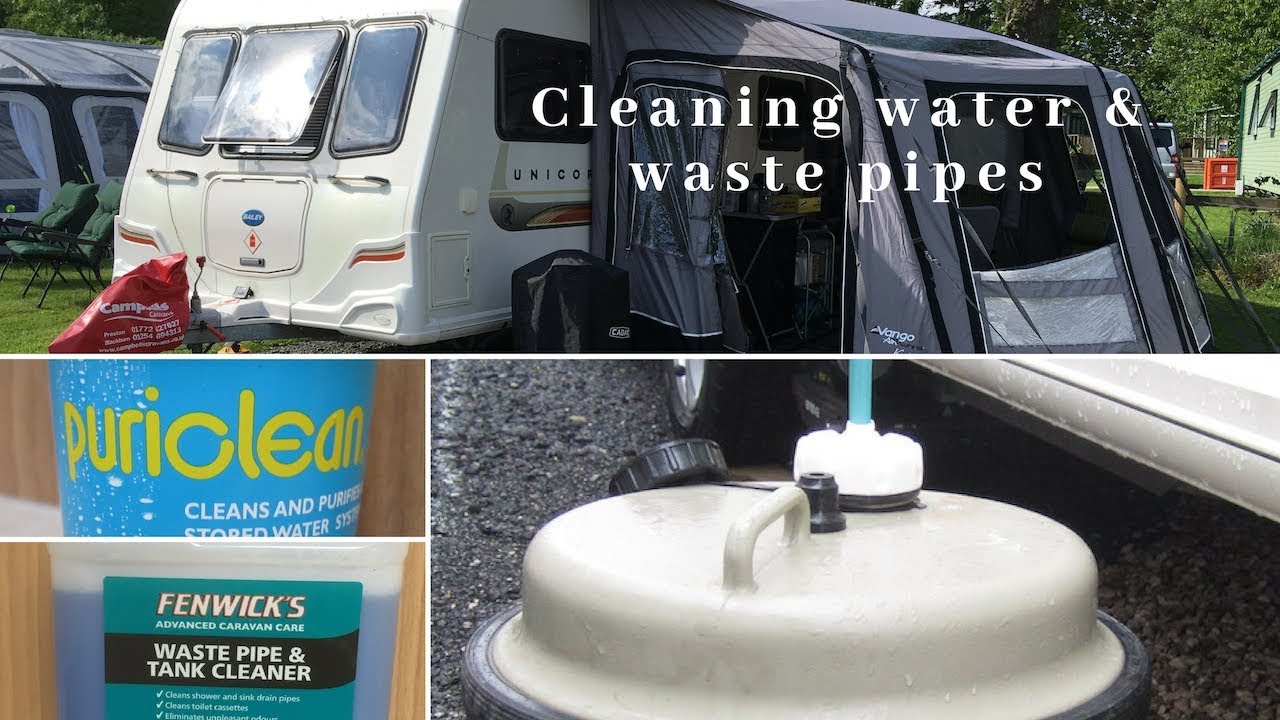 Cleaning water and waste pipes