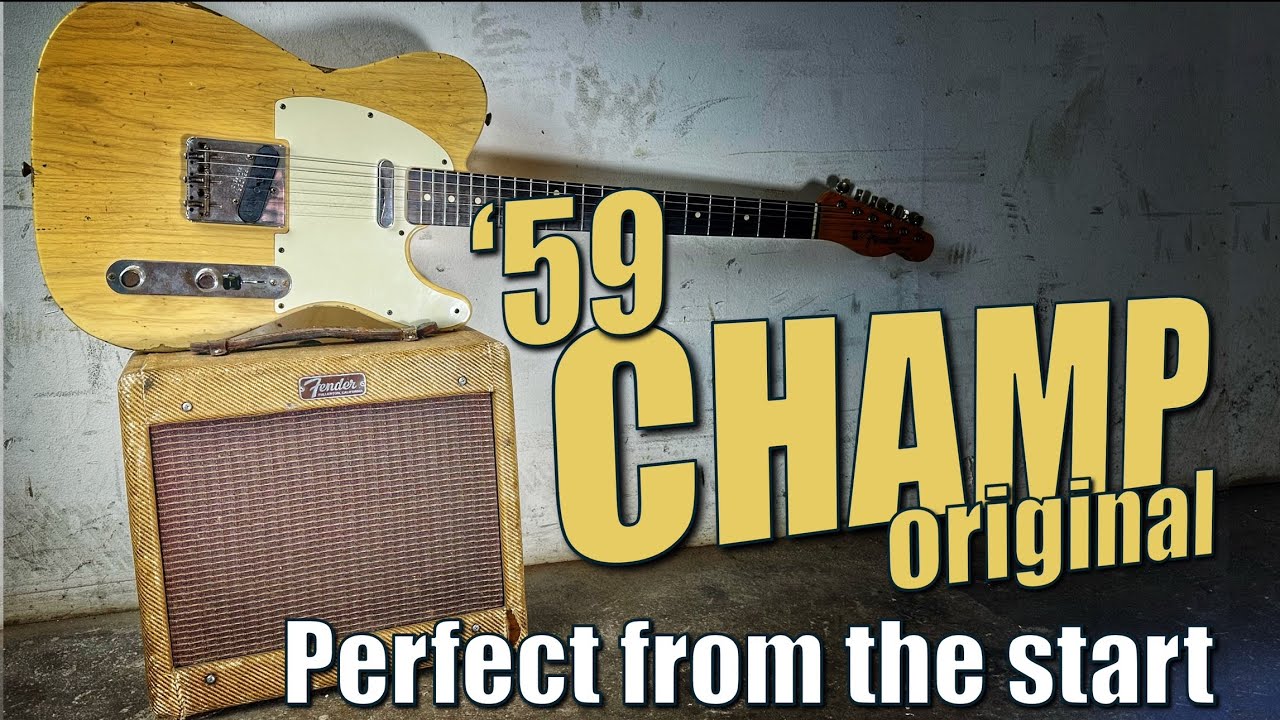 Original 1959 Fender Champ Amp - As Good As Guitar Amps Get!!!