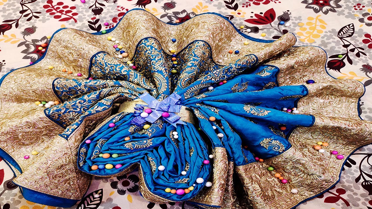 Saree Packing Idea II Tatta Sajano II Wedding Tray Decoration II Saree Design II