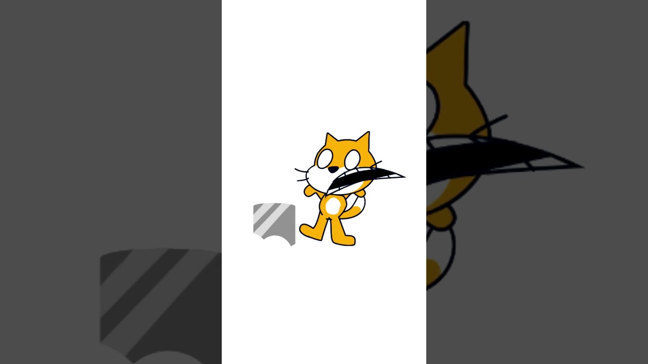Scratch Cat has went too far... #shorts #scratch #scratchcat
