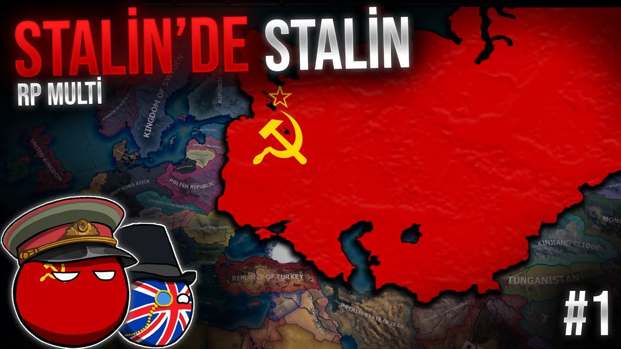 STALİNİN OYUN EVİ | HEARTS OF IRON 4 - MULTIPLAYER | SOVYET#1